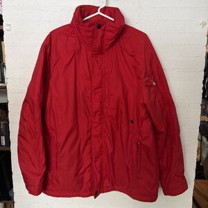 Vintage 90s Y2K Polo by Ralph Lauren Men’s Ski Jacket Red Lg